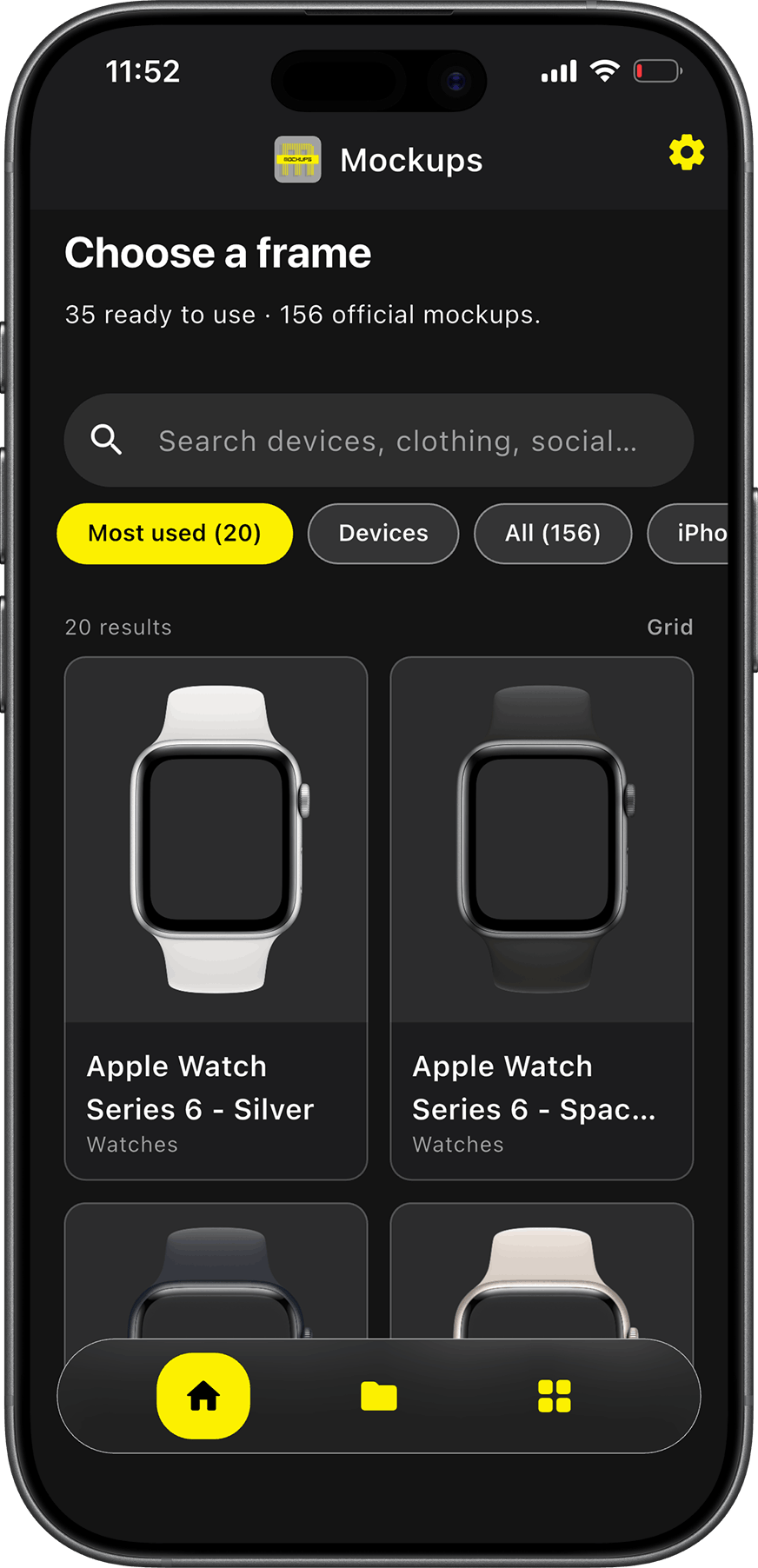 Mockups app preview 2 of 11