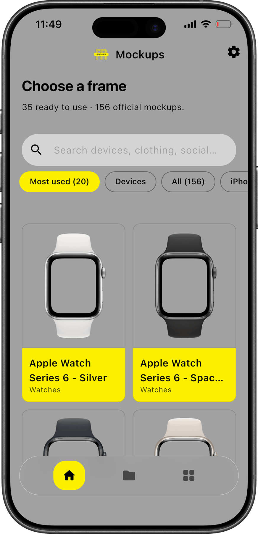 Mockups app preview 7 of 11