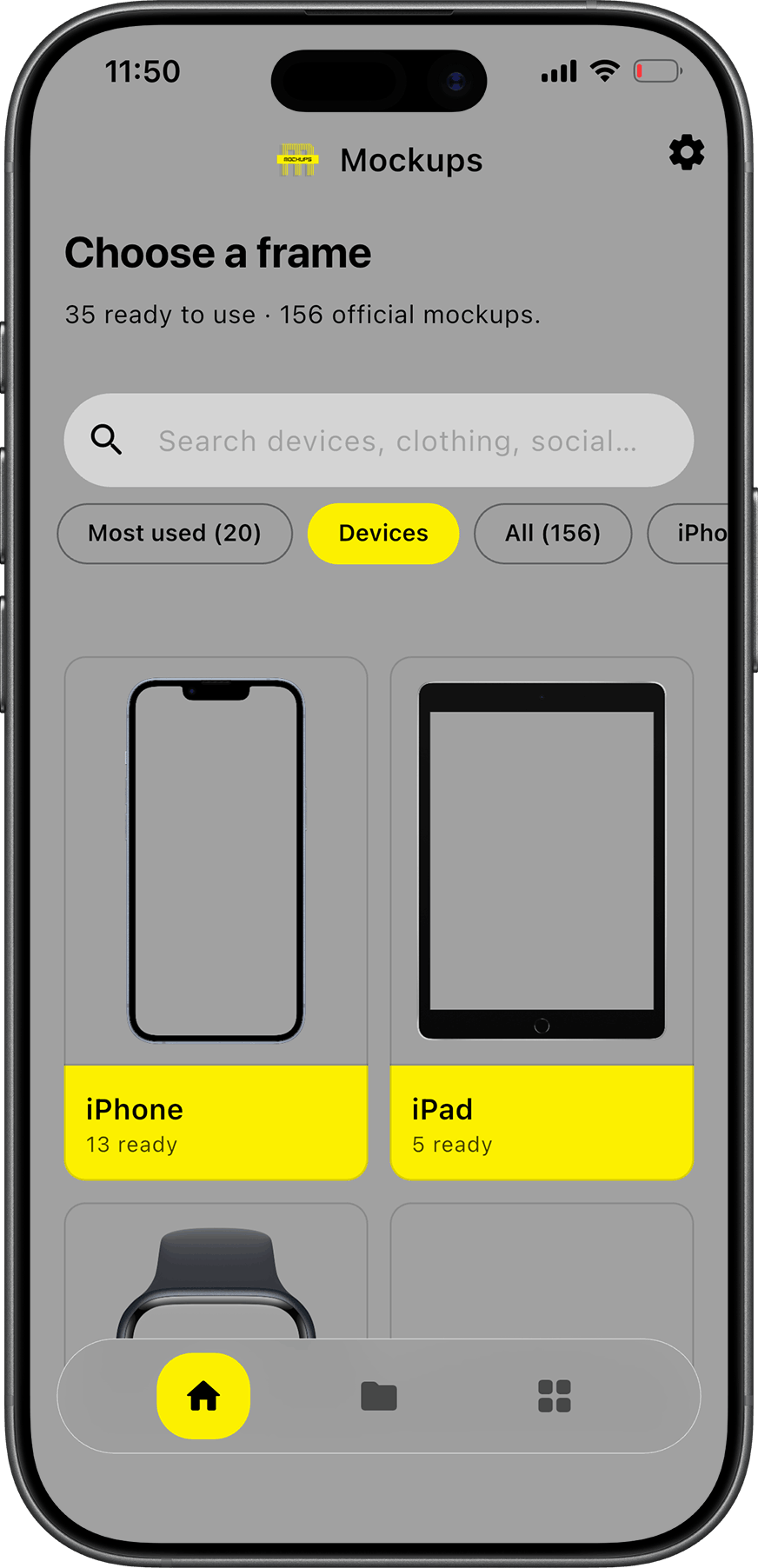 Mockups app preview 8 of 11